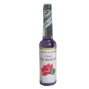 Bouteille de 221 ml d’Agua de Rosas originale de la marque Murray & Lanman