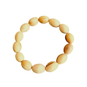 Bracelet Palo Santo en Perles Ovales – Bois Sacré du Pérou