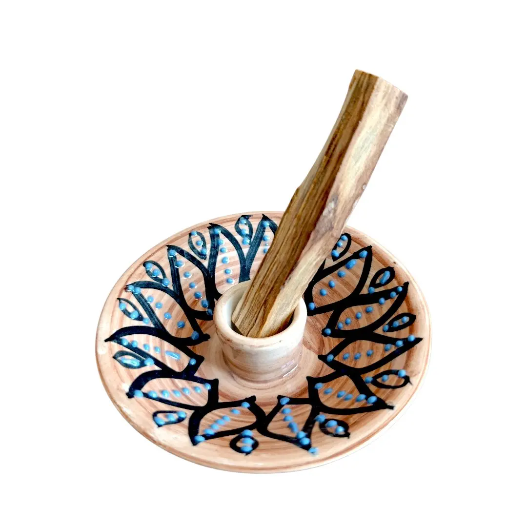Brûleur palo santo en céramique