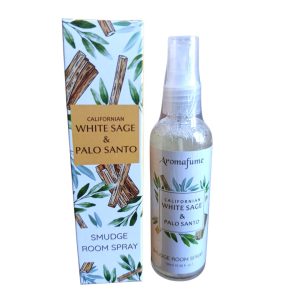 Smudge Spray Sauge Blanche & Palo Santo – Purification Énergétique Naturelle
