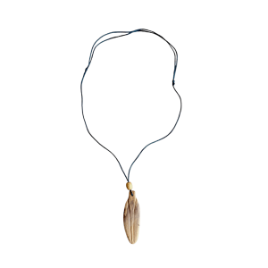 Collier Plume en Palo Santo – Protection, Légèreté & Énergie Sacrée